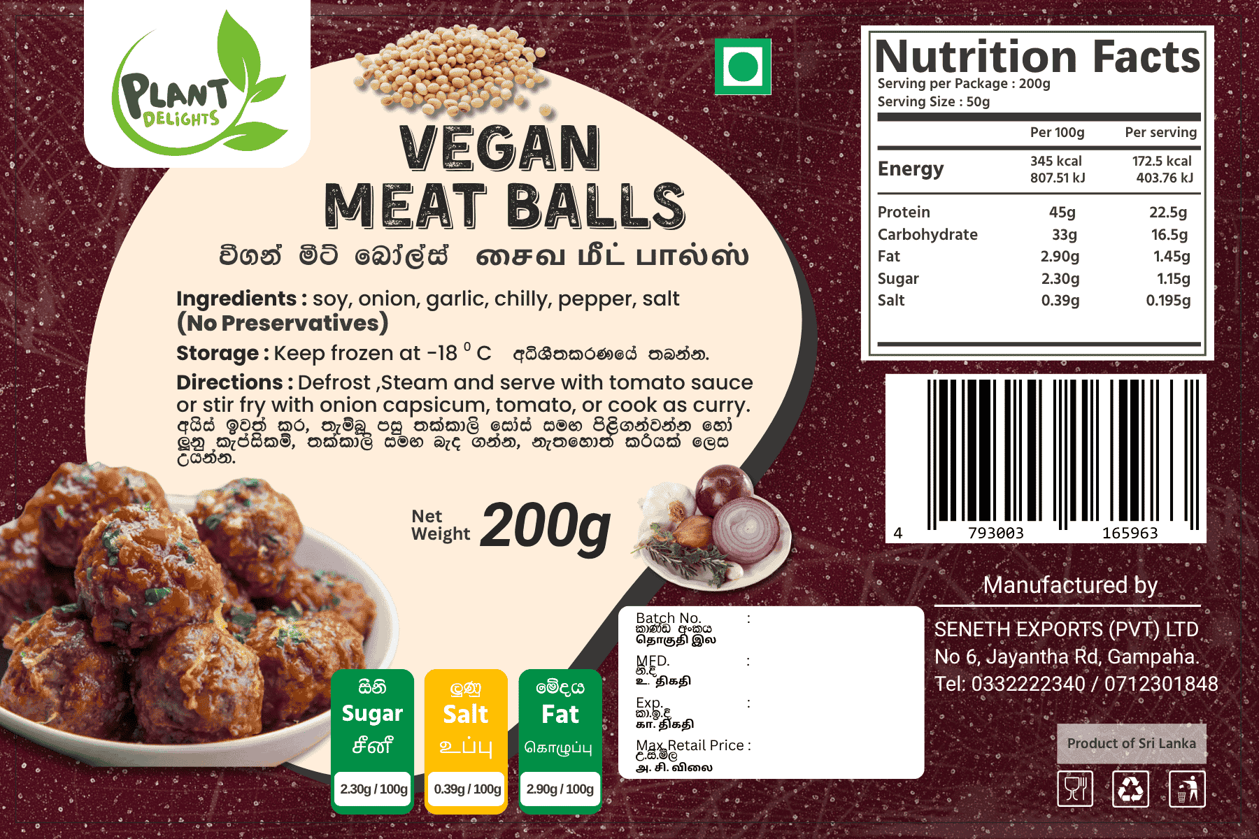 Vegan Meat Balls