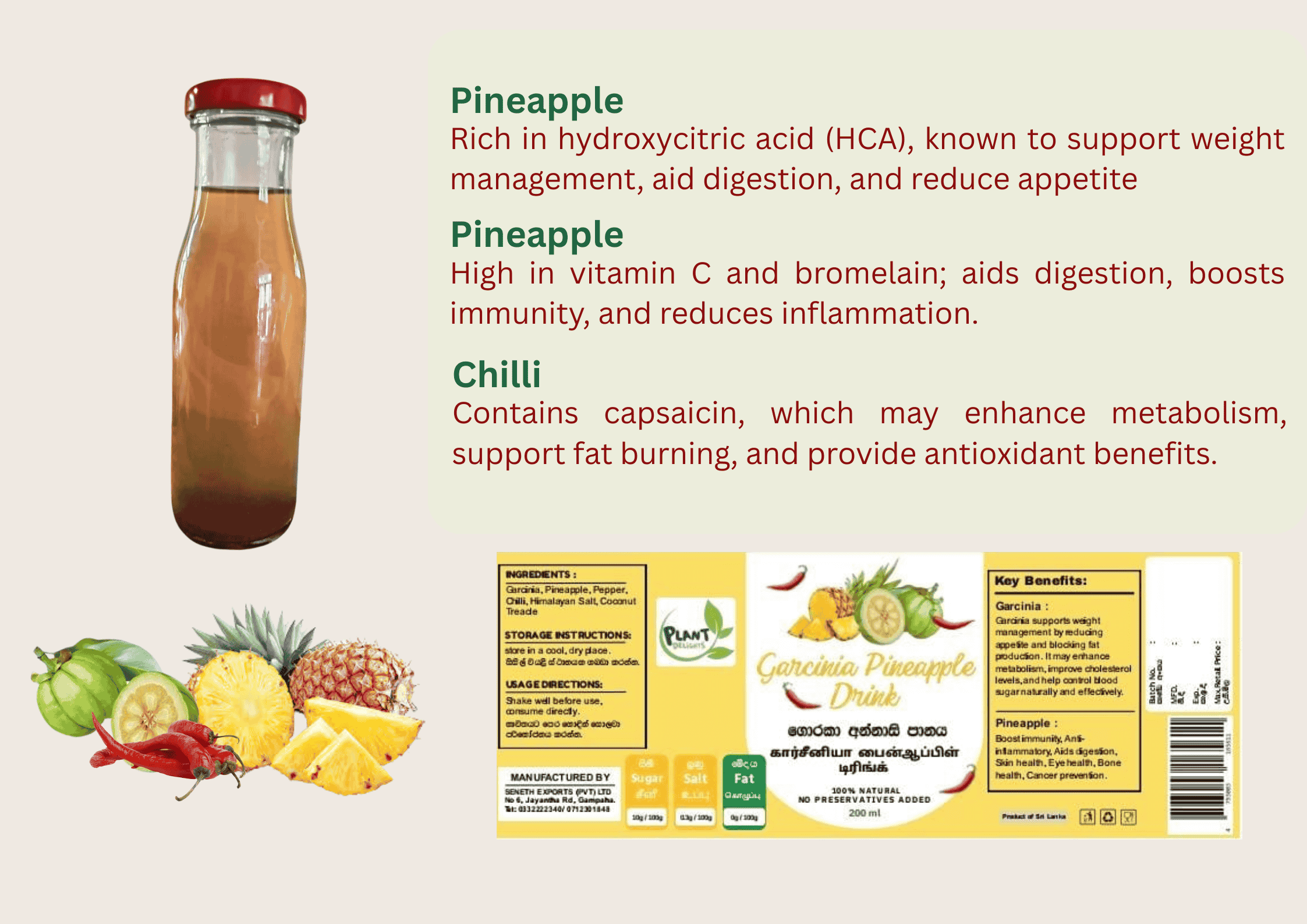 Garcinia Pineapple Drink